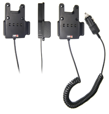 Support voiture  Brodit Harris Unity XG-100P  avec chargeur allume cigare - Conception mince avec chargeur intégré dans le support. Pour une utilisation avec des batteries Li-ion ou Li-Poly. Réf 530224