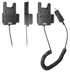 Support voiture  Brodit Harris Unity XG-100P  avec chargeur allume cigare - Conception mince avec chargeur intégré dans le support. Pour une utilisation avec des batteries Li-ion ou Li-Poly. Réf 530224