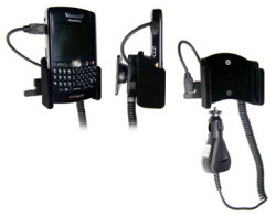 Support voiture  Brodit BlackBerry 8800  avec chargeur allume cigare - Avec rotule. Surface &quot