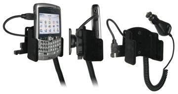 Support voiture  Brodit BlackBerry Curve 8300  avec chargeur allume cigare - Avec rotule. Surface &quot