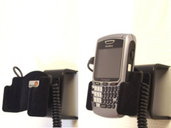 Support voiture  Brodit BlackBerry 8700c  avec chargeur allume cigare - Avec rotule orientable. Réf 968663
