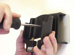 Support voiture  Brodit O2 XDA Atom  avec chargeur allume cigare - Avec rotule orientable. Réf 968672