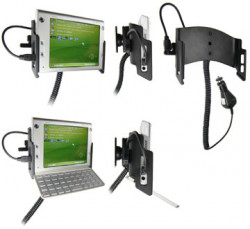 Support voiture Brodit HTC Advantage X7500 avec chargeur allume cigare - Avec rotule. Peut être utilisé avec ou sans clavier. Réf 968743