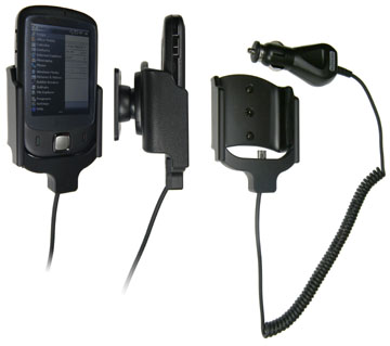 Support voiture  Brodit HTC Touch  avec chargeur allume cigare - Avec rotule. Seulement pour la version GSM. Réf 968751