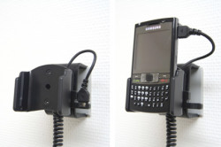 Support voiture  Brodit Samsung SGH-i780  avec chargeur allume cigare - Avec rotule orientable. Réf 968830