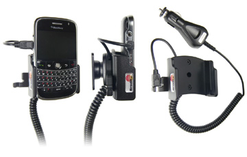Support voiture  Brodit BlackBerry Bold 9000  avec chargeur allume cigare - Avec rotule. Réf 968850