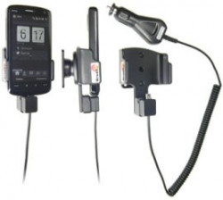 Support voiture  Brodit HTC Touch HD  avec chargeur allume cigare - Avec rotule orientable. Réf 968870