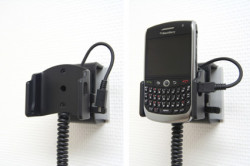 Support voiture  Brodit BlackBerry Curve 8900  avec chargeur allume cigare - Avec rotule orientable. Réf 968886