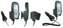 Support voiture  Brodit Nokia 6600  avec chargeur allume cigare - Avec rotule orientable. Réf 968894