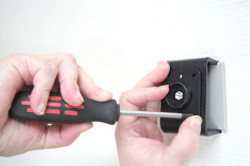 Support voiture  Brodit Nokia N85  installation fixe - Avec rotule, connectique Molex. Chargeur 2A. Réf 971274