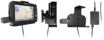 Support voiture  Brodit Navman N60i  installation fixe - Avec rotule. 12/24 Volt, 2 Un chargeur. Réf 215241