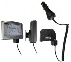 Support voiture Brodit TomTom One XL HD Traffic avec chargeur allume cigare - Avec rotule orientable. Réf 273009