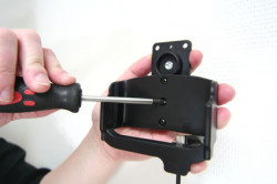 Support voiture  Brodit Mio C230  installation fixe - Avec rotule. 12/24 Volt, 2 Un chargeur. Réf 274014
