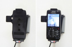 Support voiture  Brodit BlackBerry Pearl 9100  avec chargeur allume cigare - Avec rotule orientable. Réf 512182