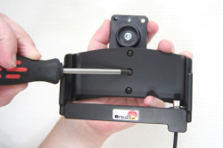 Support voiture  Brodit Falk F-series F8/F10  installation fixe - Avec rotule. Chargeur 2A. Réf 513005
