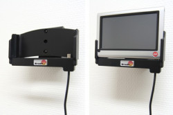 Support voiture  Brodit Falk F-series F8/F10  installation fixe - Avec rotule. Chargeur 2A. Réf 513005