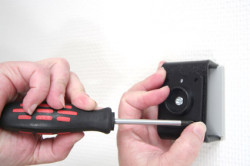 Support voiture  Brodit Nokia N86  installation fixe - Avec rotule, connectique Molex. Chargeur 2A. Pour position ouverte. Réf 513007