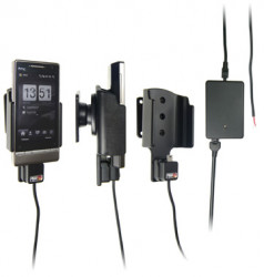 Support voiture Brodit HTC Touch Diamond 2 T5353 installation fixe - Avec rotule, connectique Molex. Chargeur 2A. Réf 513011