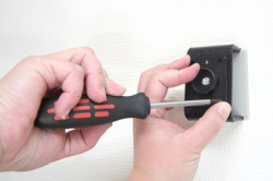 Support voiture  Brodit HTC Snap  installation fixe - Avec rotule, connectique Molex. Chargeur 2A. Réf 513022