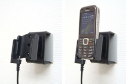 Support voiture  Brodit Nokia 6720 Classic  installation fixe - Avec rotule, connectique Molex. Chargeur 2A. Réf 513058