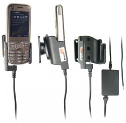 Support voiture  Brodit Nokia 6720 Classic  installation fixe - Avec rotule, connectique Molex. Chargeur 2A. Réf 513058