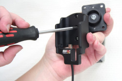 Support voiture  Brodit Huawei V625  installation fixe - Avec rotule, connectique Molex. Chargeur 2A. Réf 513066