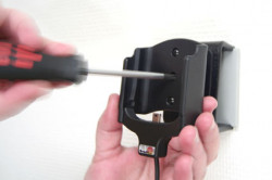 Support voiture  Brodit HTC Touch Viva  installation fixe - Avec rotule, connectique Molex. Chargeur 2A. Réf 513073
