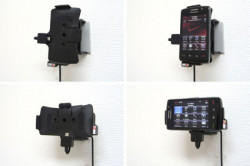 Support voiture  Brodit BlackBerry Storm 2  installation fixe - Avec rotule, connectique Molex. Chargeur 2A. Réf 513092