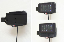 Support voiture  Brodit Nokia N900  installation fixe - Avec rotule, connectique Molex. Chargeur 2A. Réf 513099