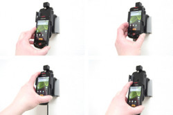 Support voiture  Brodit Samsung Galaxy Spica GT-I5700  installation fixe - Avec rotule, connectique Molex. Chargeur 2A. Réf 513128
