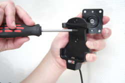 Support voiture  Brodit HTC Legend  installation fixe - Avec rotule. Chargeur 2A. Réf 513136