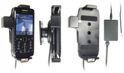 Support voiture  Brodit BlackBerry Pearl 9100  installation fixe - Avec rotule, connectique Molex. Chargeur 2A. Réf 513182