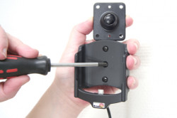 Support voiture Brodit BlackBerry Bold 9790 installation fixe - Avec rotule, connectique Molex. Chargeur 2A. Réf 513289