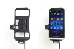 Support voiture  Brodit BlackBerry Z30  installation fixe - Avec rotule, connectique Molex. Chargeur 2A. Réf 513547