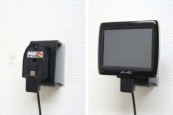 Support voiture  Brodit Mio Moov Spirit 300 Traffic  installation fixe - Avec rotule. Grâce à la connectivité TMC, antenne TMC inclus. 12/24 Volt. Réf 529067