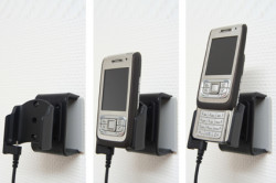 Support voiture  Brodit Nokia E65  avec chargeur allume cigare - Avec rotule orientable. Réf 965147