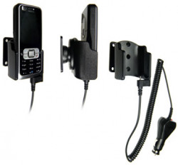 Support voiture  Brodit Nokia 6120 Classic  avec chargeur allume cigare - Avec rotule orientable. Réf 965167