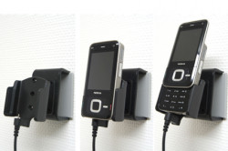Support voiture  Brodit Nokia N81  avec chargeur allume cigare - Avec rotule orientable. Réf 965179