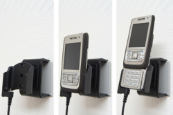 Support voiture  Brodit Nokia E65  installation fixe - Avec rotule, connectique Molex. Chargeur 2A. Réf 971147