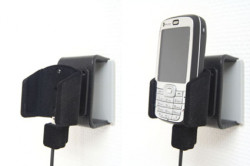 Support voiture  Brodit HTC S710  installation fixe - Avec rotule, connectique Molex. Chargeur 2A. Pour un montant position fermée. Surface &quot