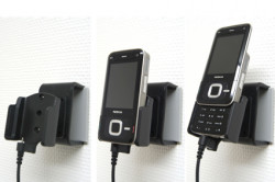 Support voiture  Brodit Nokia N81  installation fixe - Avec rotule, connectique Molex, chargeur 2A. Réf 971179