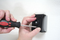 Support voiture  Brodit Nokia E51  installation fixe - Avec rotule, connectique Molex, chargeur 2A. Réf 971180
