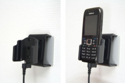 Support voiture  Brodit Nokia E51  installation fixe - Avec rotule, connectique Molex, chargeur 2A. Réf 971180