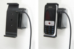Support voiture  Brodit Nokia 2630  installation fixe - Avec rotule, connectique Molex, chargeur 2A. Réf 971197