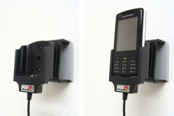 Support voiture  Brodit Sony Ericsson W960i  installation fixe - Avec rotule, connectique Molex. Chargeur 2A. Réf 971201