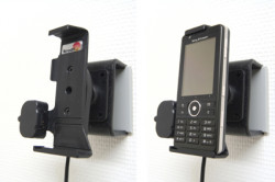 Support voiture  Brodit Sony Ericsson G900  installation fixe - Avec rotule, connectique Molex. Chargeur 2A. Réf 971231