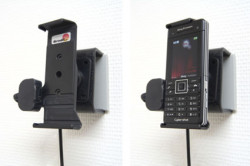 Support voiture  Brodit Sony Ericsson C902  installation fixe - Avec rotule, connectique Molex. Chargeur 2A. Réf 971241