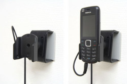 Support voiture  Brodit Nokia 3120 Classic  installation fixe - Avec rotule, connectique Molex. Chargeur 2A. Réf 971244