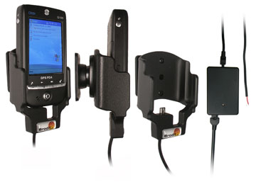 Support voiture  Brodit Qtek G100  installation fixe - Avec rotule, connectique Molex. Chargeur 2A. Réf 971662