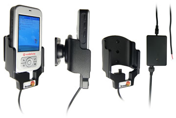 Support voiture  Brodit Vodafone VPA Compact  installation fixe - Avec rotule, connectique Molex. Chargeur 2A. Réf 971680